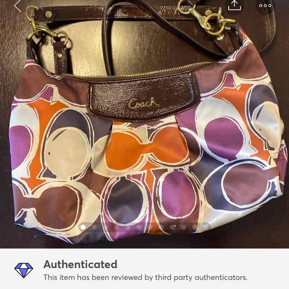 Coach Ashley Scarf print hobo bag - Picture 1 of 8